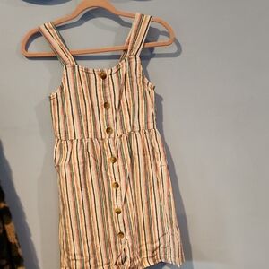 SO Multicolor Striped Sundress Size 12